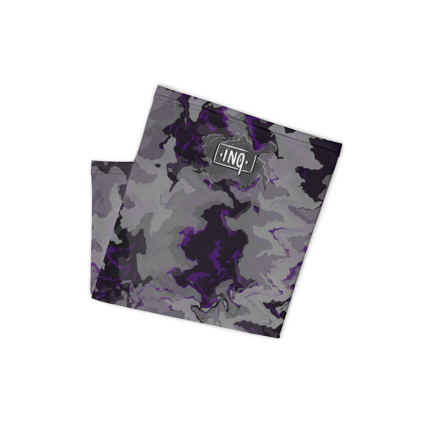 purple camo snood