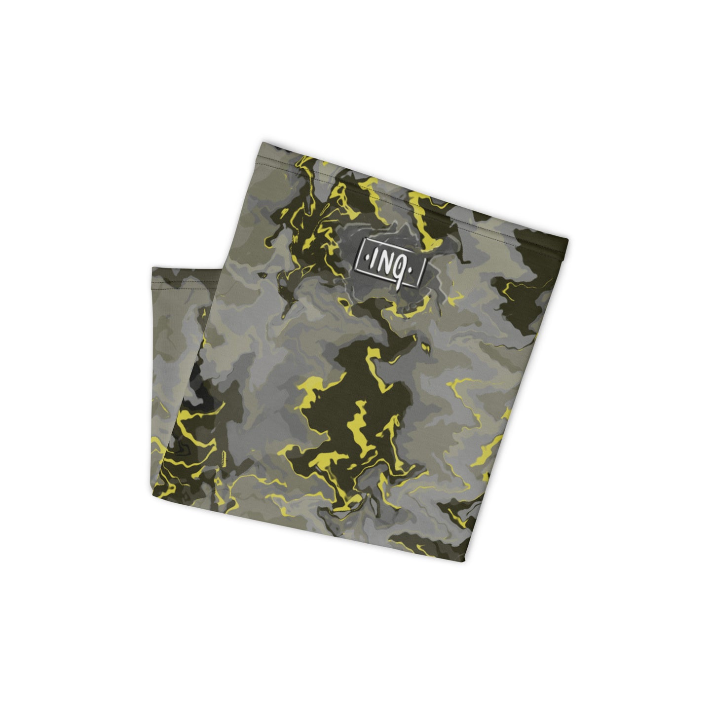 yellow camo snood