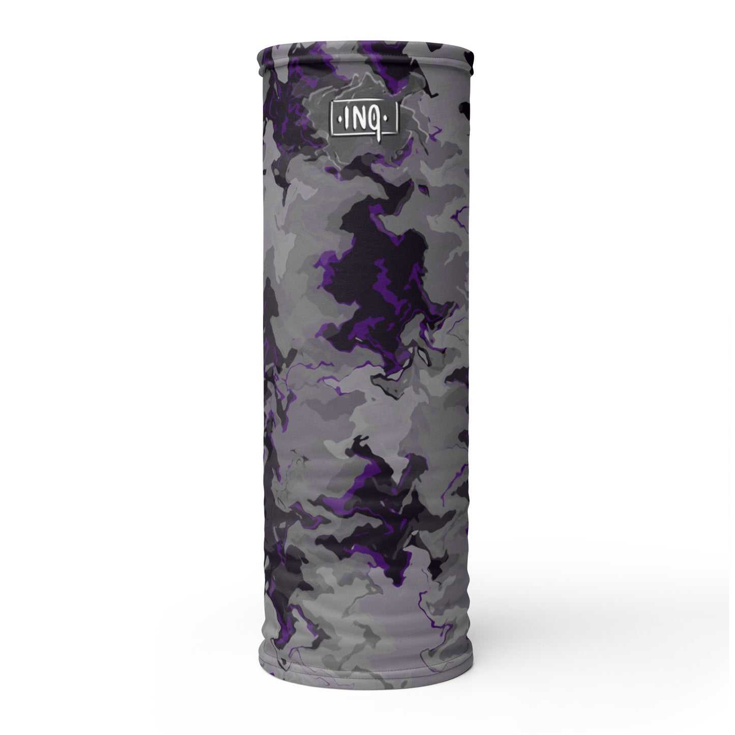 purple camo snood