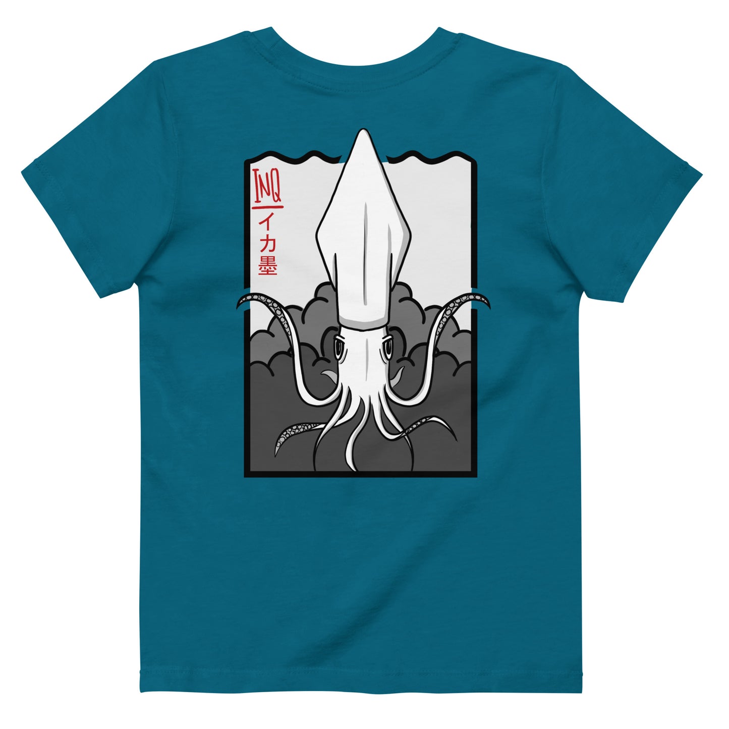 kraken squid kids tshirt